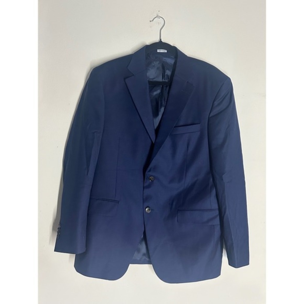 Peter Millar Navy Blue Blazer Sport Coat Jacket Mens 42R Made in Portugal - Picture 3 of 7